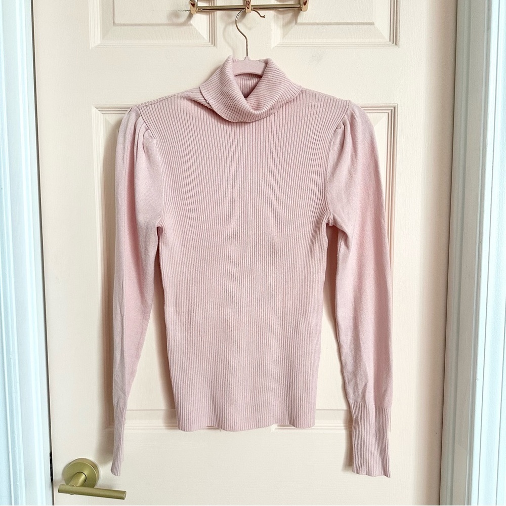 Pink ribbed streetwear society sweater